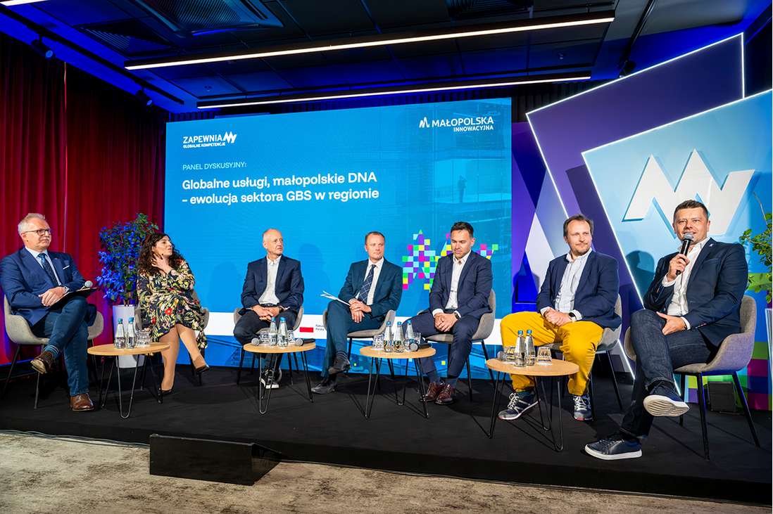 Debata „Globalne usługi, małopolskie DNA — ewolucja sektora GBS w regionie”